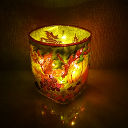 クリスマス キリスト降誕キャンドルホルダー【マリア様と赤子のイエス