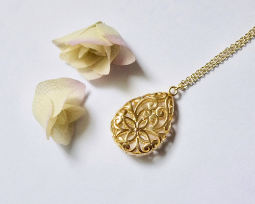 ネックレス・ペンダント Golden  Necklace 14k Gold 6.5mm Round Cubic Zirconia Solitaire Pendant