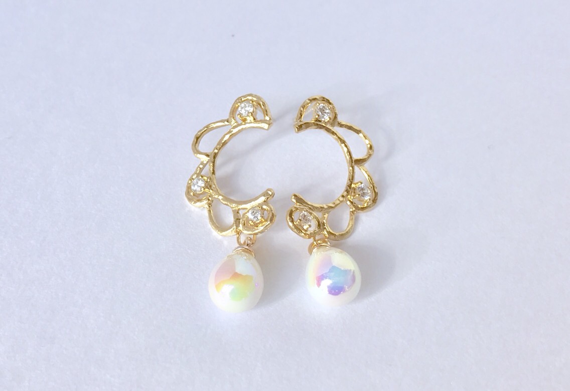 16kgp/2wayフリルピアス【ペルソナ】