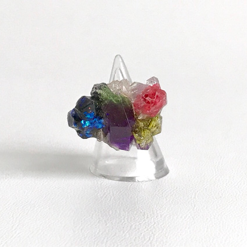 花の化石 花化石シリーズring【湖の湖畔で】 指輪・リング Une｜crystalscape