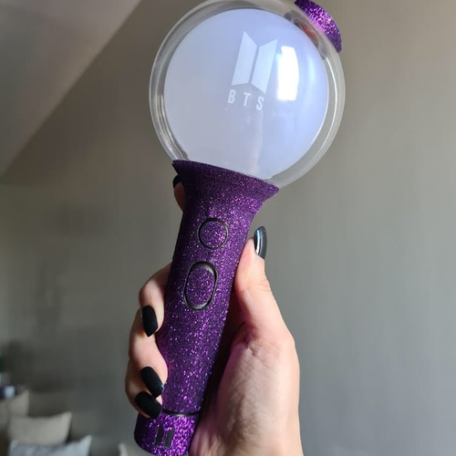 BTS アミボム ラメグリッター ステッカー ペンライト glitter
