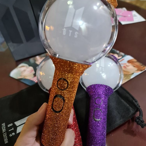BTS アミボム ラメグリッター ステッカー ペンライト glitter
