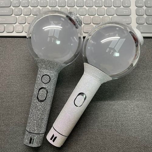BTS アミボム ラメグリッター ステッカー ペンライト glitter