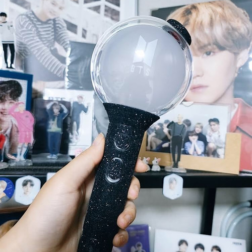 BTS アミボム ラメグリッター ステッカー ペンライト glitter シール