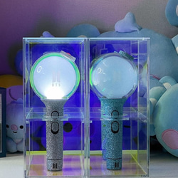 BTS アミボム ラメグリッター ステッカー ペンライト glitter シール 보라하 ボラへ sowoozoo 4枚目の画像