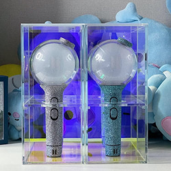 BTS アミボム ラメグリッター ステッカー ペンライト glitter シール 보라하 ボラへ sowoozoo 5枚目の画像