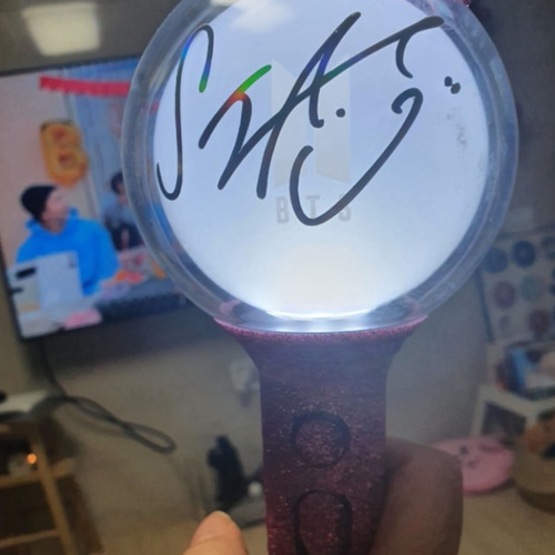 BTS アミボム ラメグリッター ステッカー ペンライト glitter シール