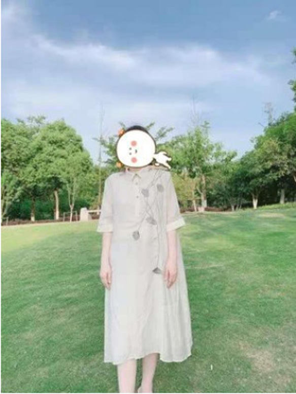 シフォンドレス夏の新作レディースファッション洋風カバー腹は薄手のスカート潮でした 1枚目の画像