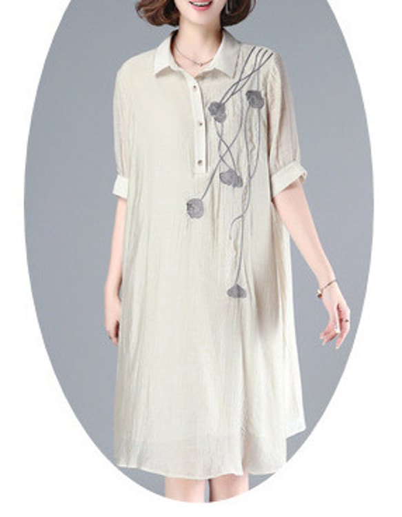 シフォンドレス夏の新作レディースファッション洋風カバー腹は薄手のスカート潮でした 8枚目の画像