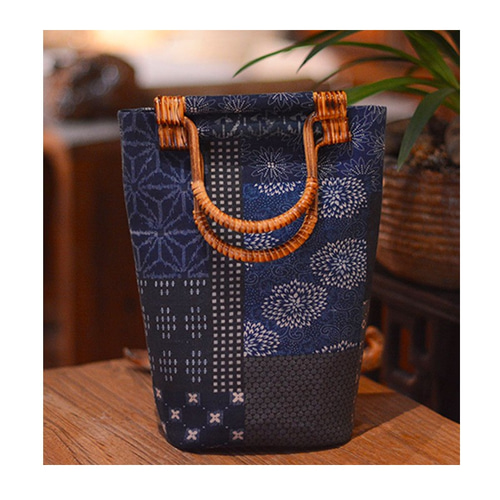 ミナペルホネン トートバッグ ハンドメイド バケツバッグ Ku'u
