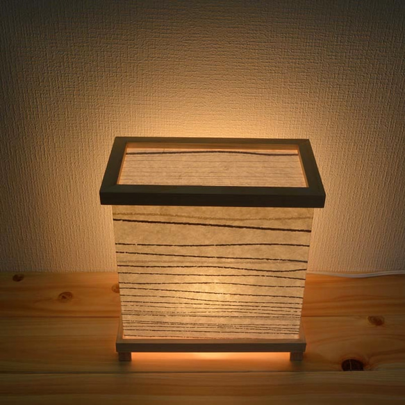 フロアライト檜　利休茶 LED 4枚目の画像