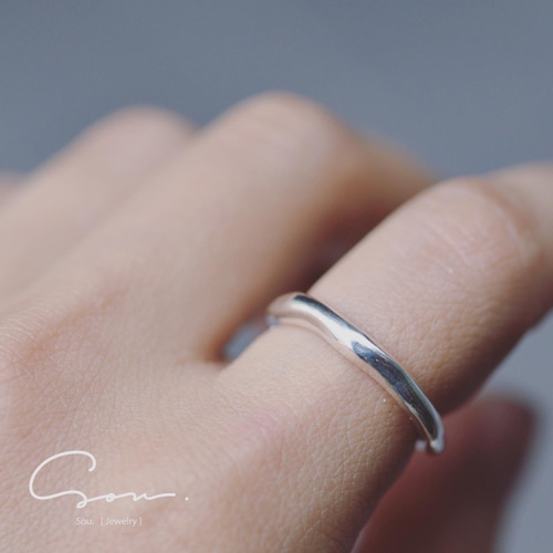 即納>水のゆらぎリング○silver925 指輪・リング Sou. jewelry