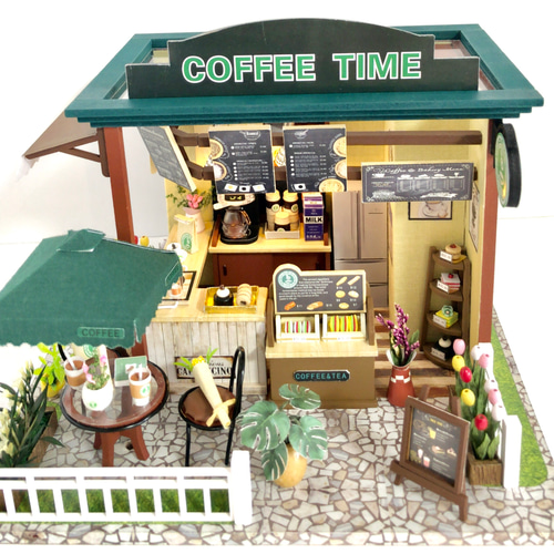 sena cafe ハンドメイド　ミニチュア　チェスト Amazon.com: Skyfate Miniature Dollhouse Kit, DIY Afternoon