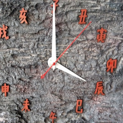 干支文字時計 壁掛け型 2枚目の画像