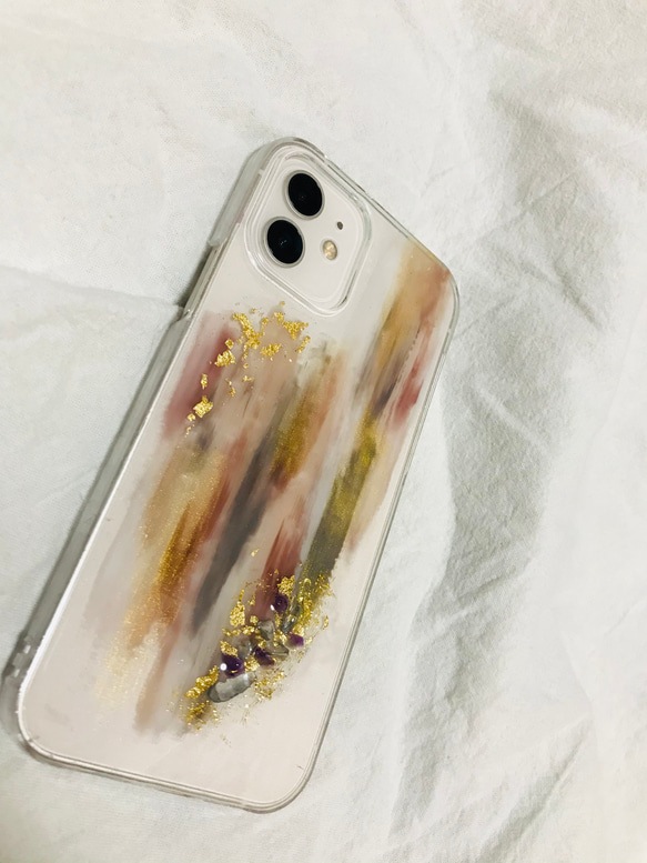 iPhoneケース　スマホケース　ニュアンスデザイン 1枚目の画像