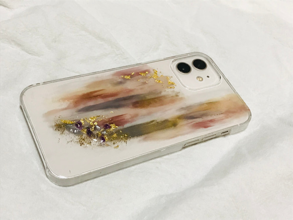 iPhoneケース　スマホケース　ニュアンスデザイン 2枚目の画像