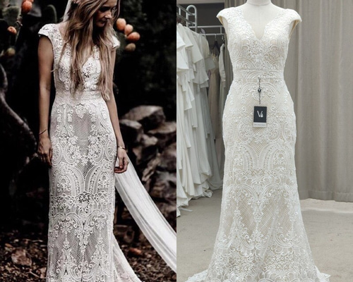 【クリーニング済、着用1回、ファーストオーナー】ウェディングドレス マーメイド クリーニング済、着用1回、ファーストオーナー】ウェディング