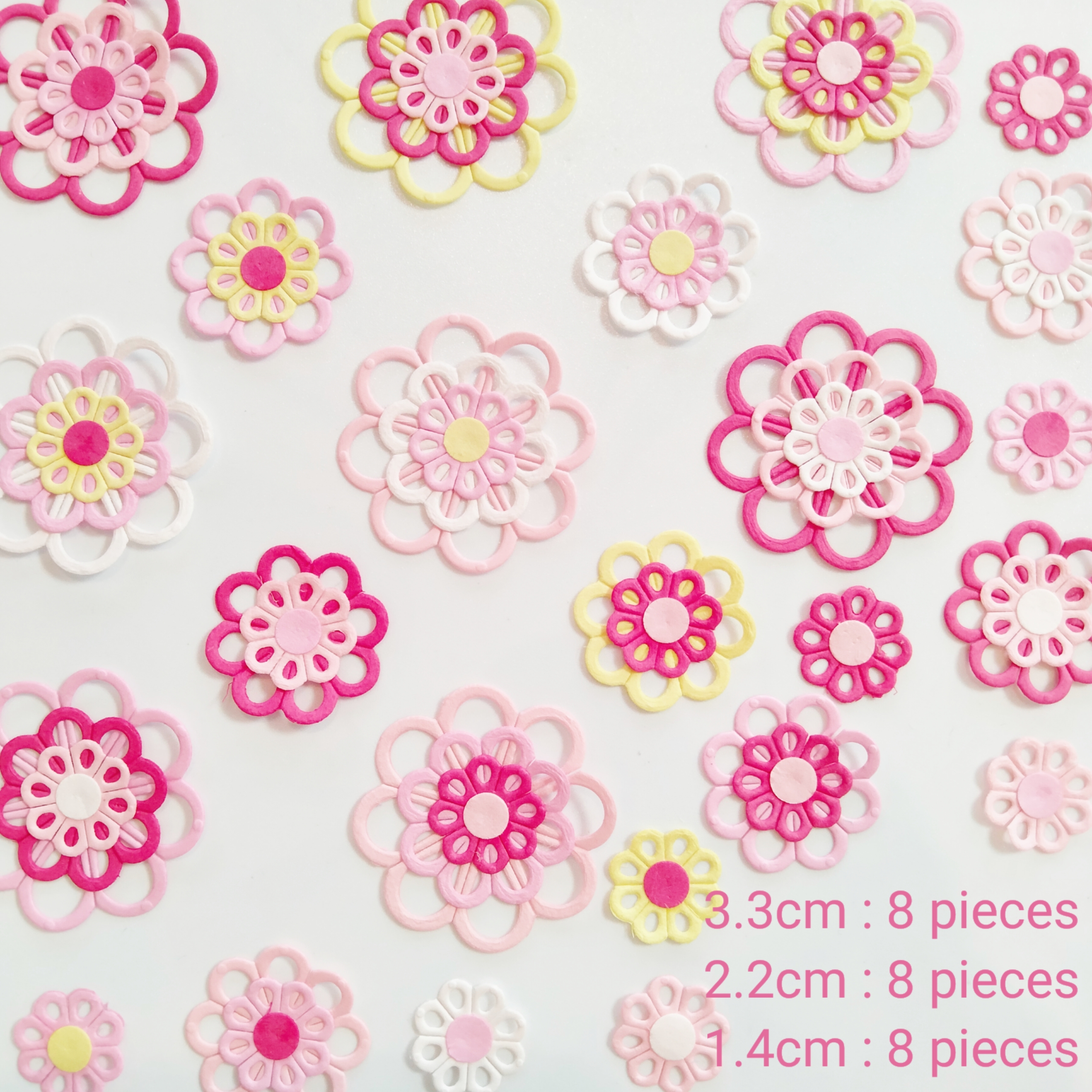 アルバム飾り　クラフトパンチ　チューリップ　オーダー受付中２個