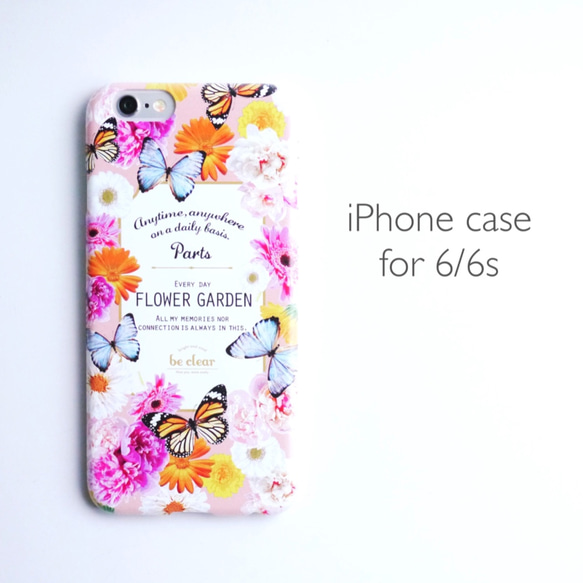 iPhone case for 6/6s 【FLOWER GARDEN】 1枚目の画像