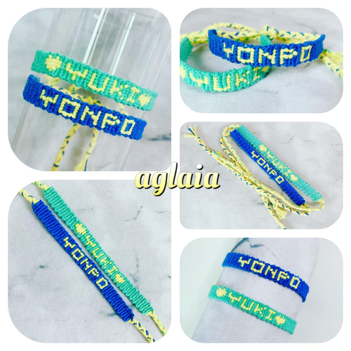 送料無料》オーダーメイド 文字入りミサンガ ブレスレット aglaia 通販