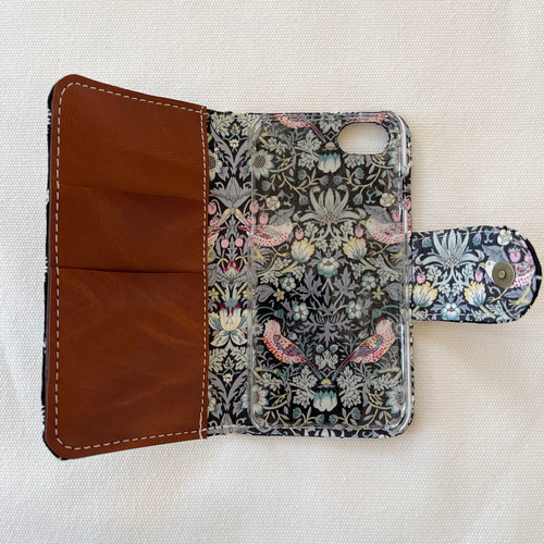 ミナペルホネン手帳型iPhoneケース iPhone7/8/SE2用 スマホケース