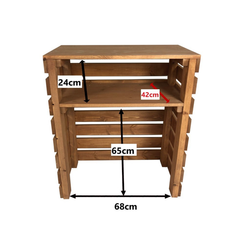 カウンター木製　ハンドメイド日本製 受注製作_BARIKI_レジカウンター 木製カウンター_幅80cm×奥行45cm×高さ