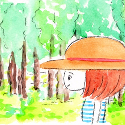ポストカード3枚セットNo.7『初夏の森』 1枚目の画像