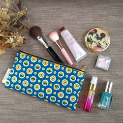 かすみ草◎Handmade L字型ポーチ❣️4点セット◎ かすみ草◎Handmade L字型ポーチ❣️4点セット◎ 名入れ》