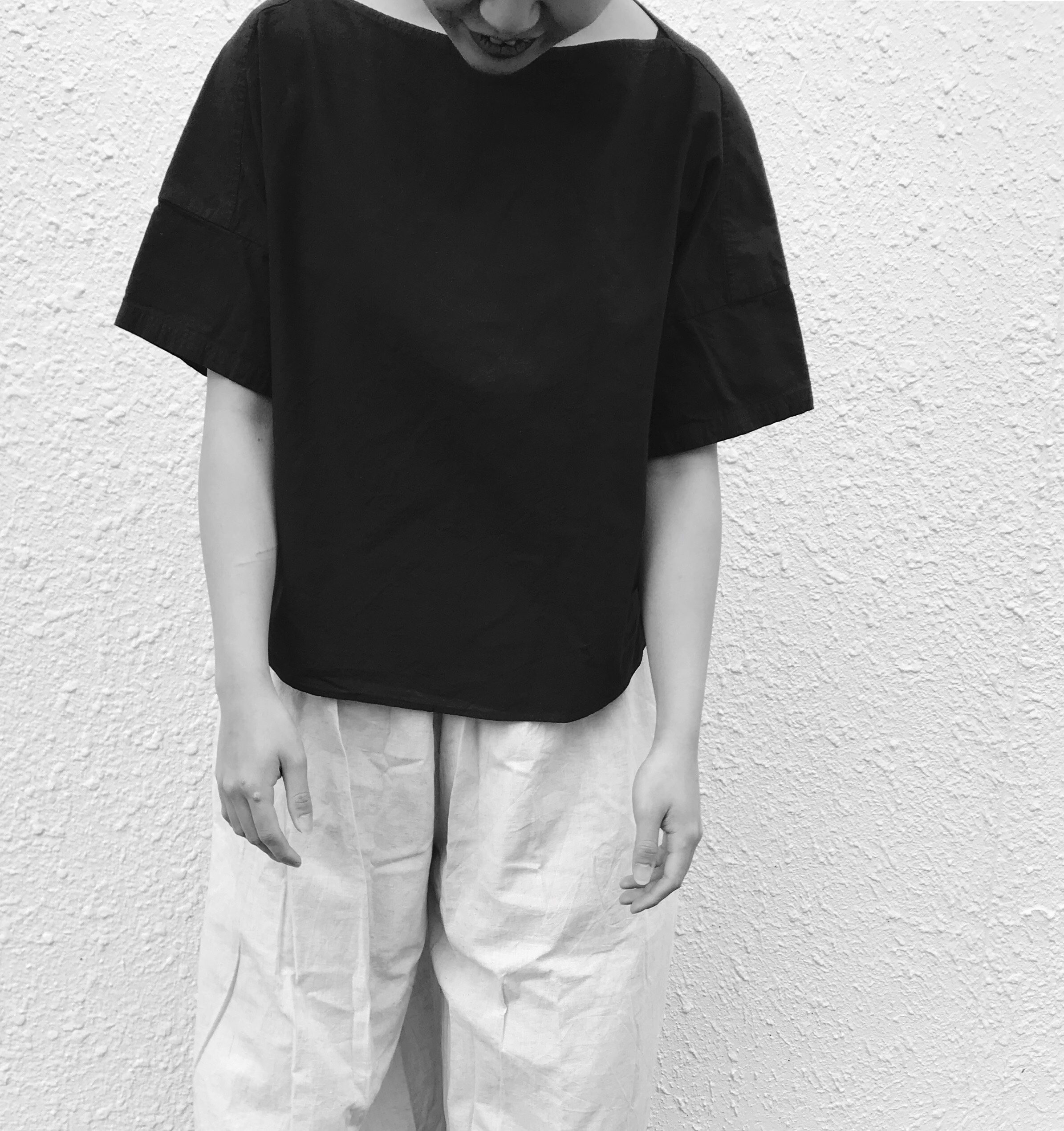 Slashed neck shirts  Orange