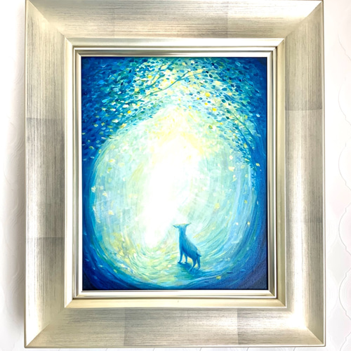 希望の門口 【原画】 絵画 インテリアアート アクリル画 アート