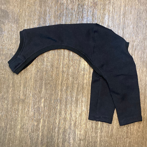 イタグレ服 ブラックサロペット ペット服・アクセサリー