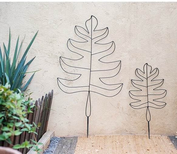 植物支柱 セットつる性植物 ガーデニング用支柱 庭 店舗什器 壁掛 北欧