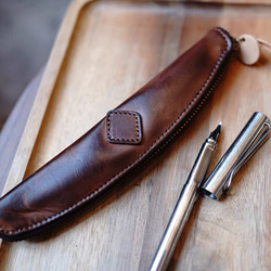 革軸ペン マルゴーレザー 本革 加藤金属 ペン・筆記用具 246Leather