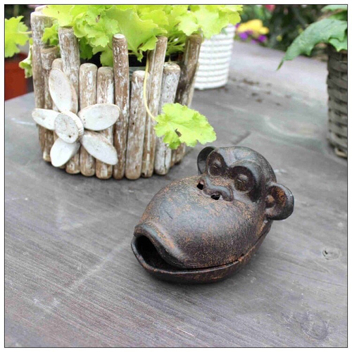 小物入れ 置物 鉄製 さる オブジェ サル インテリア 雑貨 さる