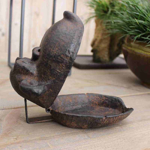 小物入れ 置物 鉄製 さる オブジェ サル インテリア 雑貨 さる