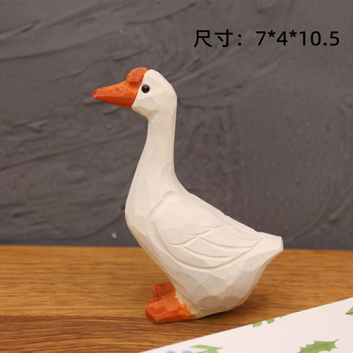 置物 インテリア 雑貨 おしゃれ かわいい 玄関 ガチョウ2羽の