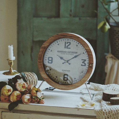 アンティークオブジェ滑車時計