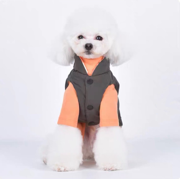 送料無料 リバーシブル用 わんちゃん柄 ワンちゃん服 ベスト 犬