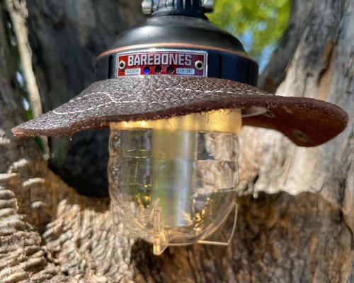 ダークブラウン系 BEACON ビーコンライト 革 リフレクター シェード