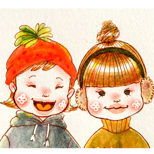 似顔絵カード＆メモリアルパネル 9dbb3c40c2ac96a604b2b2f66d9ae7