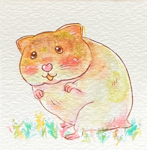 ✾かわいい♡似顔絵イラスト✾ペット✾家族✾動物✾プチギフトに✾インテリアに✾ねこ✾ミニ額付き 6枚目の画像