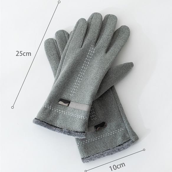 男性用  選べる3色 スマホ対応手袋  クリスマス手袋 防寒 4枚目の画像