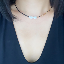 gold point necklace 4枚目の画像