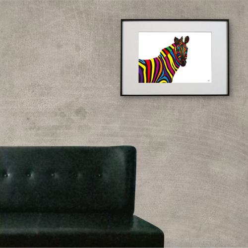 楽天市場】ビビッドカラーのインテリアアート | シマウマ Zebra