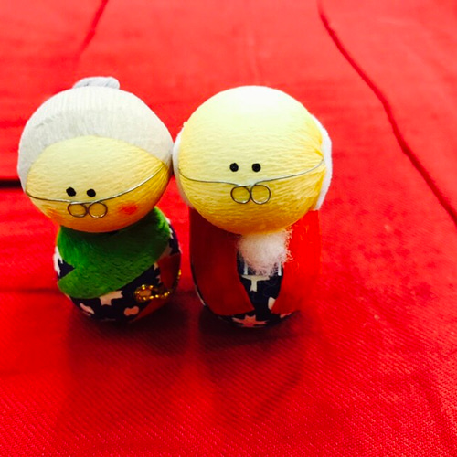 ハンドメイド人形 おじいちゃんとおばあちゃん｜キャラクター玩具