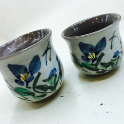 清水寺小茶壺和幾個茶杯一套（藍色） 第2張的照片