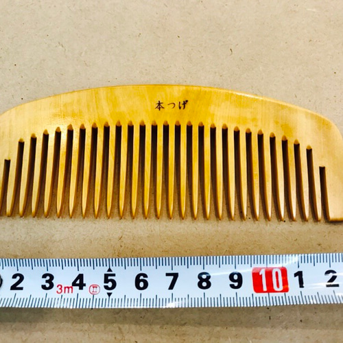 椿油仕上】 本つげ櫛 髪梳 粗彫り(大) その他ファッション雑貨 Akiko
