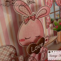 ハッピーバレンタイン立体カード■キラキラハート 3枚目の画像