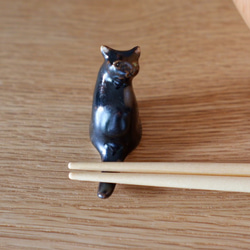 黒猫さんの箸置き 2枚目の画像