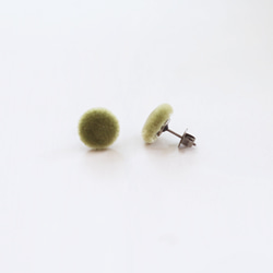 耳環/夾式耳環 tino［light green］ 第1張的照片
